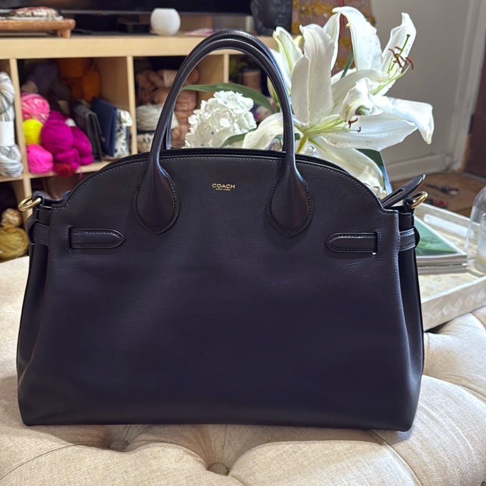 Coach Soft Empire Carryall Bag 40 Dark Blue